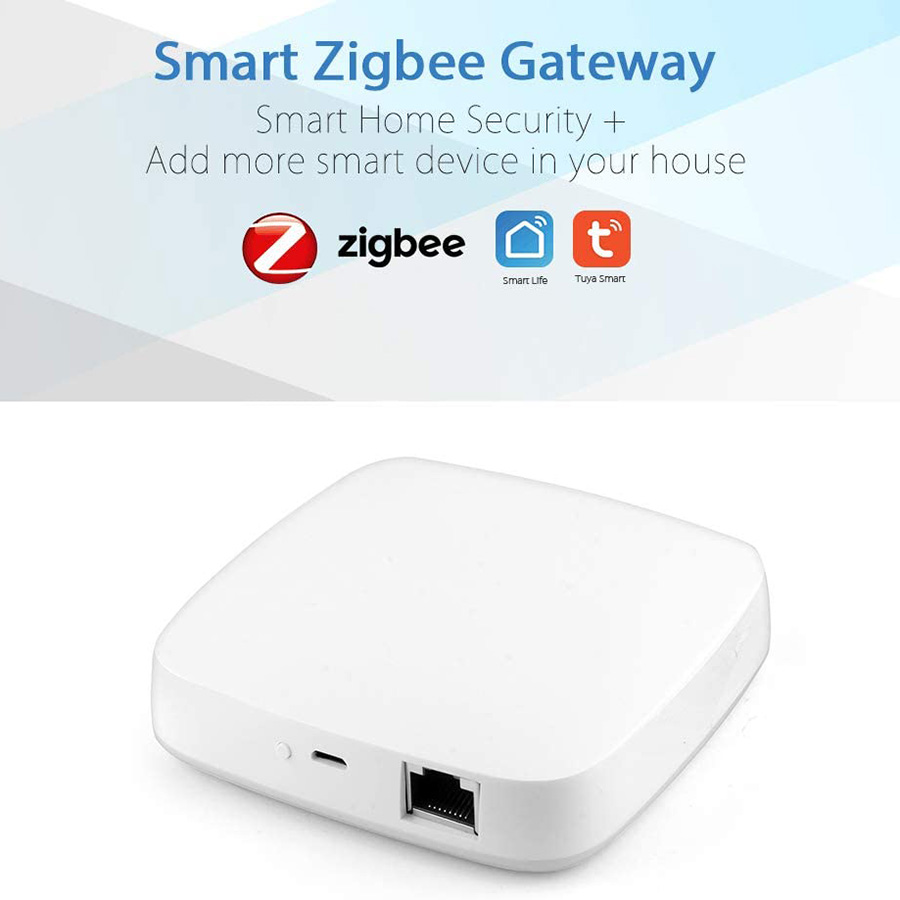 Zigbee Wired Smart Gateway Hub As Bridge To Connect Controller to Smart Home LED